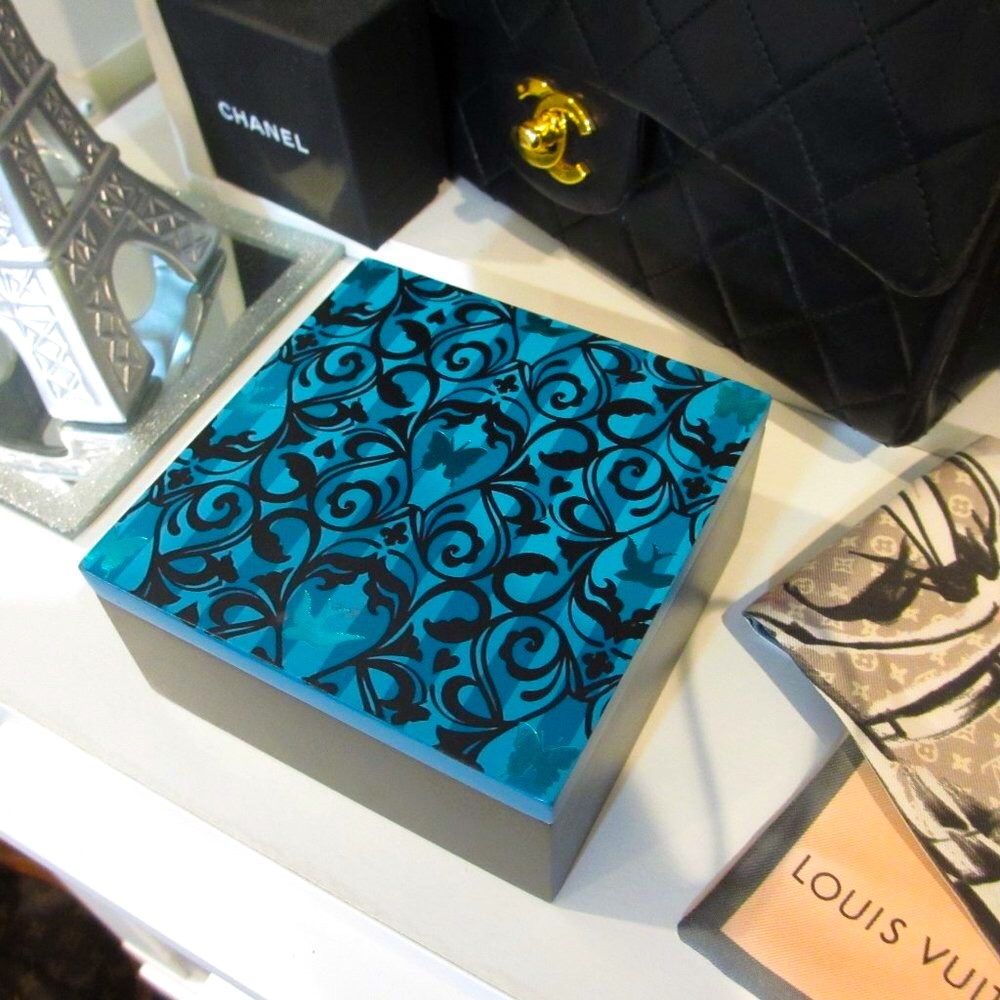 Turquoise Jewelry Box - Picture 2 of 8
